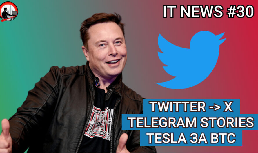 MD #30 | TWITTER теперь X, Telegram Stories, Tesla за BTC